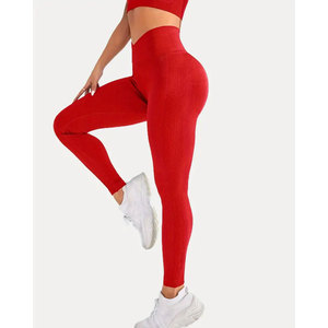 Factory Wholesale Scrunch Bum Yoga Tights Custom Logo Women <b>Legging</b> Custom Design Compression Women <b>Leggings</b> <b>Booty</b> Shaping Gym - Product Image 5