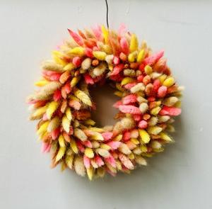 Colas de Conejo Lagurus, Flores Naturales Secas, Corona de 27-30 CM, Multicolor, Decoración para el Hogar - Product Image 3