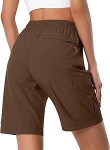 Shorts cargo de randonnée pour femme, couleur unie, personnalisables, à séchage rapide, légers, coupe ample, athlétiques - Product Image 3