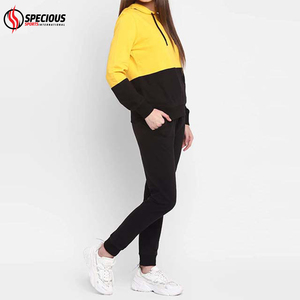 Conjuntos Deportivos Casuales para Mujer, Tendencia 2026, Ecológicos, Transpirables, 100% Algodón Grueso, Personalizables en Dos Colores - Product Image 4