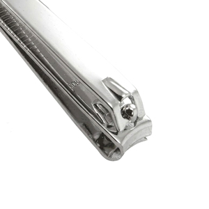 Coupe-ongles en acier inoxydable à mâchoires plates 12,5 mm, lame courbée, pointe arrondie, durable, style simple, outil pour ongles d'adultes - Product Image 5