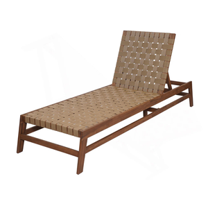 Chaise longue d'extérieur moderne en corde, réglable, pour piscine, lit de soleil de luxe, mobilier de patio pour villas et complexes hôteliers - Product Image 4