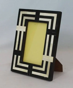 <b>White</b> Luxury Bone Inlay Photo Display <b>Frame</b> Handmade Portrait Holder Interior Decoration Accessory - Product Image 4