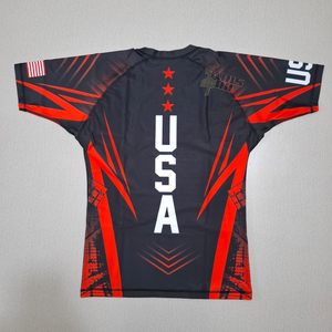 Maillot de compression personnalisé pour MMA, sublimé, pour entraînement de combat et grappling - Product Image 3
