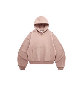 Sudadera con Capucha Extra Grande para Hombre, 100% Algodón, Felpa, Diseño Sólido, Impresión Serigráfica, Transpirable, Elástica y Ecológica - Product Image 1