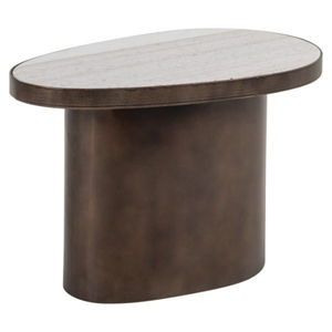 Mesa de Comedor Ovalada Moderna de Madera con Base Sólida, Mueble Estable para el Comedor - Product Image 1