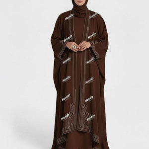 New Arrival Dubai Arabic Style Abaya Women <b>Long</b> Sleeve Muslim <b>Dress</b> in Adult Size Abaya Customized - Product Image 5