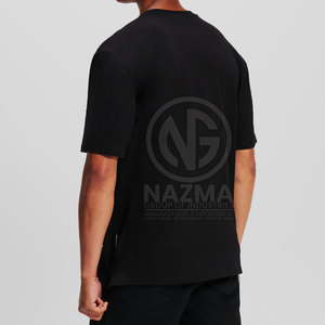 ออกแบบโลโก้ของคุณเอง เสื้อยืดผู้ชายประดับเพชรเทียม ผ้าฝ้ายแท้ 100% แขนสั้น ทรงปกติ สวมใส่สบายๆ - Product Image 2