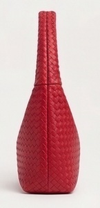 Bolso de Hombro de Lujo Personalizado para Mujer, de Cuero Genuino Trenzado, Estilo Hobo, con Cierre de Cremallera y Correa Única con Cadenas, Venta al por Mayor - Product Image 5
