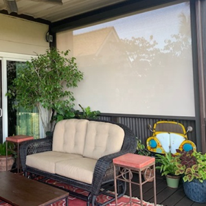 Không thấm nước nhiệm vụ nặng nề cửa sổ màn hình Gió dù để che nắng bán buôn Patio bóng râm cơ giới màn hình cho Patio rèm ngoài trời - Product Image 4