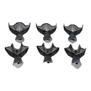 Bandejas de Impresión Dentales Superiores e Inferiores Autoclavables Perforadas, Instrumentos Quirúrgicos Dentales para Alginato y Silicona Precisos - Product Image 1