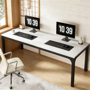 Scrivania Rettangolare per Computer, per Uso Administrativo, Conferenze o Casa - Product Image 1
