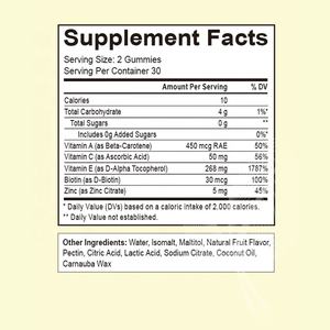 OEM/ODM E Vitamini Jelibonları, E Vitamini Çiğnenebilir Takviyesi, Cilt ve Saç Sağlığı için A Vitamini, <span class=keywords><strong>C</strong></span> Vitamini, Biotin, Çinko içerir - Product Image 6