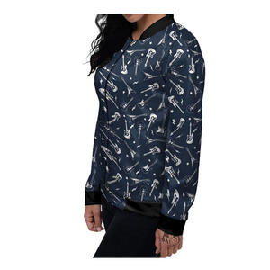 Chaqueta Bomber de Satén para Mujer, de Alta Calidad, con Botones, Estilo Oversize, Resistente al Viento, Moda Urbana, Chaquetas de Seda Satén para Mujer - Product Image 3