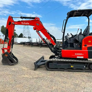 Mini-excavatrice Kubota Kx040-4 d'occasion, 6 tonnes, sur chenilles, avec vérin hydraulique Eaton, moteur et alternateur, à vendre - Product Image 1