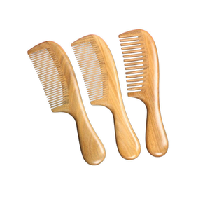 Peigne en bois de bambou écologique - Outil de soin des cheveux naturel et durable, artisanat naturel - Product Image 4