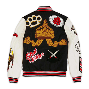 Blouson Bomber Varsity All-Black Stealth en toile mate à col montant, respirant, pour l'hiver, avec poches de sécurité discrètes - Product Image 5