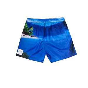 Shorts de Baño para Hombre de Secado Rápido con Estampado Floral, Ropa de Playa hasta la Rodilla, Ligeros, Transpirables, Resistentes al Agua, Tejido, Corte Veraniego - Product Image 5