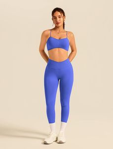 Women Premium High Waist Seamless Sculpting <b>Leggings</b> with Matching Supportive Sports Bra Workout <b>Activewear</b> Set - Product Image 1