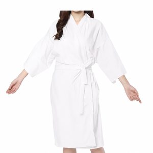ผ้าคลุมตัดผมสไตล์กิโมโนสีน้ำตาลเข้มของ Adrees Sons Beauty Instruments แขนเสื้อปรับได้ ช่วงเอวปรับได้ สวมใส่สบาย เหมาะสำหรับใช้ในร้านเสริมสวยและสปา - Product Image 3
