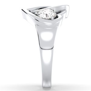 Bagues de fiançailles REYES en argent sterling 925 avec moissanite taille brillant 0,94 carat – Prix de gros – Bijoux raffinés pour cadeau d'anniversaire - Product Image 5