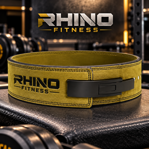 Ceinture de musculation ajustable en néoprène vert olive Rhino Fitness, soutien lombaire enveloppant, ceinture de maintien pour adultes - Product Image 3