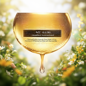 Mascarilla Facial en Lámina AHC Peurobaital Golden Ampoule, 4 Piezas - Mascarilla Facial Reafirmante y Blanqueadora con Niacinamida - Product Image 3