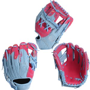 Nouveau Gant de Baseball en Cuir Véritable de Qualité, Élégant, avec Logo Personnalisé, Ajustable, Respirant, Confort Optimal, Antidérapant, pour Adultes et Jeunes, pour le Poste de Recepteur - Product Image 6