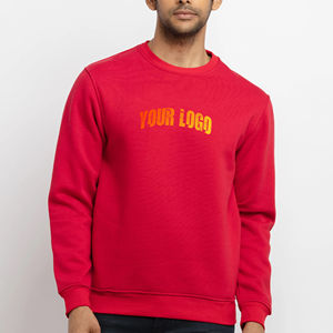 Sweat-shirt ample en coton 100% pour homme, logo personnalisé, streetwear, confortable, respirant, prix bas, personnalisation possible. - Product Image 1
