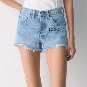 Shorts de Mezclilla Premium para Mujer, Algodón de Alta Calidad, Diseño Moderno con Servicio OEM para Compradores al por Mayor, Diseño Casual 2026 - Product Image 1
