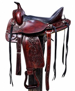 Selle Western Confortable à Assise Profonde en Cuir de Veau Premium, Ensemble Complet, Couleur Personnalisable, Haute Qualité au Meilleur Prix - Product Image 1