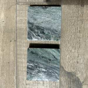 Sous-verre personnalisé en quartzite turquoise, support à boisson en pierre minimaliste, cadeau pour table basse - Product Image 2