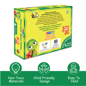 Rompecabezas Biplob 8 en 1, Juego de 200 Piezas con Formas de Animales, Herramienta de Aprendizaje Divertida, Convierte en Amigos, Logotipo Impreso, Material de Papel, Empaquetado en Caja - Product Image 5