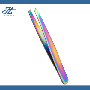 Pinza para Cejas y Pestañas con Punta Inclinada, Pinza para Bigote, Pinza para Cabello, Acero Inoxidable, Herramientas Especiales Duraderas Hechas en Pakistán - Product Image 5