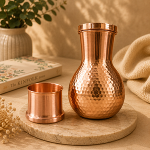 Jarra de Cobre con Diseño Floral, Nueva y Elegante Olla de Cocina para Guardar Té, Café y Azúcar, Olla de Metal de Cobre al por Mayor - Product Image 5