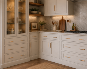 Poignée de meuble de cuisine multifonction en bois de noyer moderne, bouton de porte de placard en hêtre massif, poignée de tiroir allongée pour meubles - Product Image 4