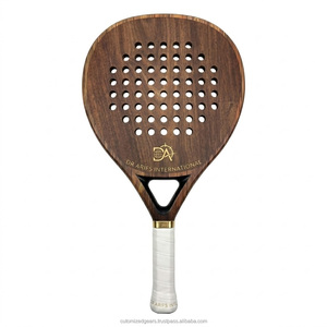 Raquette de padel en fibre de carbone DR ARIFS INTERNATIONAL, forme goutte d'eau, section de 23 mm, poignée en caoutchouc antidérapante - Product Image 5