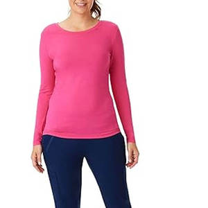 Hospital <b>Scrub</b> Undershirts Elastic Fabric Base Layer Shirts for Nurses Doctors Daily Work Wear - Product Image 3