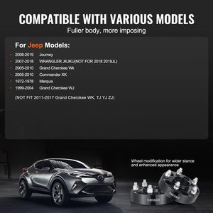 สเปเซอร์ล้อแบบฟอร์จ 5 รู ขนาด 1.5 นิ้ว 5x5.5 นิ้ว แบบ Hubcentric รูกลาง 71.5 มม. พร้อมสตั๊ด M1/2-20 อะแดปเตอร์ล้อ 5 รู สำหรับรถจี๊ป ผลิตจากวัสดุฟอร์จ 100% - Product Image 4