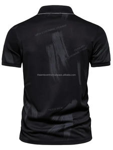 Camiseta para hombre más vendida hecha a medida con logotipo de secado rápido y larga longitud para Polos de verano, polos para hombre - Product Image 2