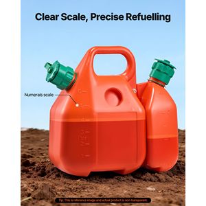 Contenitore per Carburante da 1,6 Galloni con Beccuccio da 0,5 Galloni, Antigoccia, Prodotto Automobilistico in Plastica PO, Portata Massima 5,5 L/min - Product Image 6