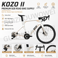 Bicicleta de Carretera KOZO II Endurance, Cuadro de Carbono T800, Shimano 105, 24 Velocidades, Neumáticos Goodyear 700x28C, Frenos Hidráulicos, T47 BB