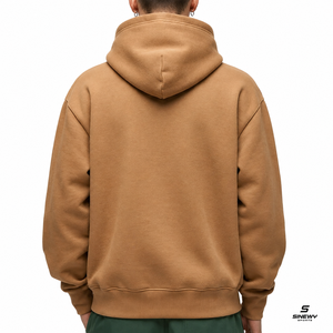 เสื้อฮู้ดดี้โอเวอร์ไซส์ยูนิเซ็กซ์ SINEWY SPORTS ผ้าฝ้ายฟลีซลายแมงมุม สตรีทแวร์สำหรับฤดูใบไม้ร่วง แขนเสื้อปกติ โลโก้ด้านหน้า ODM - Product Image 2