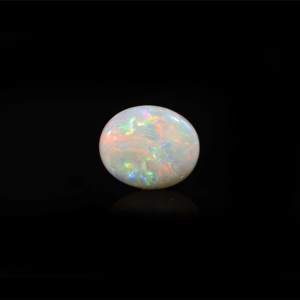 Natural Yellow Opal 4.2 Carat Faceted Cabochon 20mm Fine Quality Certified Gemstone - Product Image 1