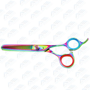 Fábrica baja MOQ ceja profesional peluquería estilismo tijeras de adelgazamiento cizalla instrumentos de belleza - Product Image 6