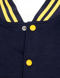 High Quality Varsity Wool Letterman <b>Jacket</b> with Stand Collar and Patchwork Design <b>for</b> <b>Men</b> - Product Image 2