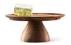 Support à gâteau rond en bois, populaire, durable, écologique, résistant à la chaleur, fait main, compatible lave-vaisselle, pour la maison et la cuisine - Product Image 6