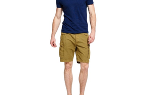 Men <b>Cargo</b> Shorts Elastic Waist Solid Custom Logo Heavy Duty Workwear Multi Pocket Durable Eco-Friendly Quick Dry Canvas Street - Product Image 4