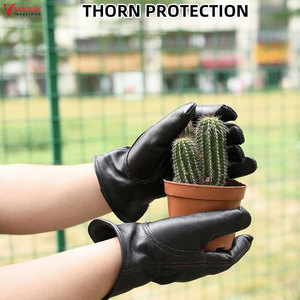 Wholesale High Quality Leather Safety Working Gloves New Soft <b>For</b> <b>Men</b> Manufacture Anti Slip And Wear-resistant Knitted Gloves - Product Image 4