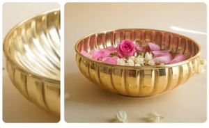 Cuenco Decorativo Urali para Flores Flotantes y Velas, Decoración Tradicional para Mesa de Centro en Interiores, para Haldi y Mehndi - Product Image 3